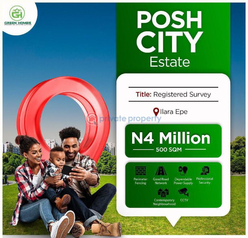 Affordable land for sale with registered survey - 0 Land For Sale Posh City Estate Close To Lekki International Airport Epe Lagos - 0