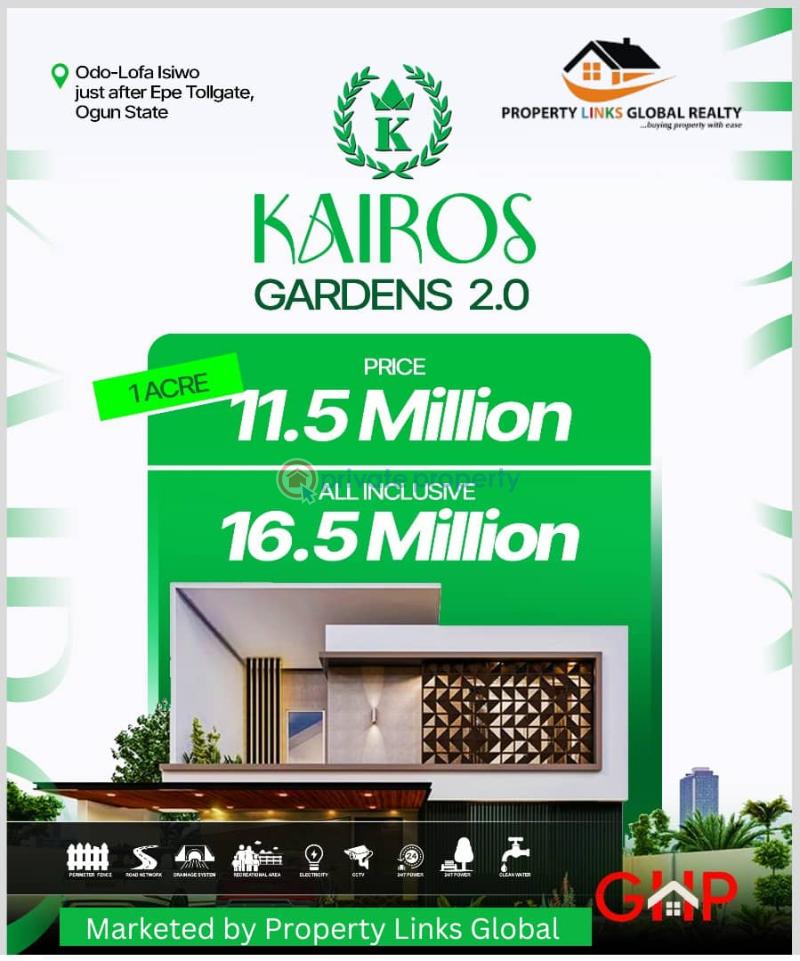 Mixed use Land For Sale Kairos Garden 2.0 Odo Lofa Isiwo Close To Epe Toll Gate Ijebu Ode Ogun - 4