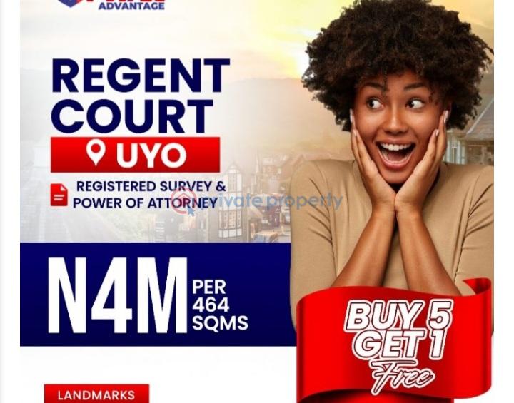 Residential Land For Sale Regent Court Uyo Akwa Ibom