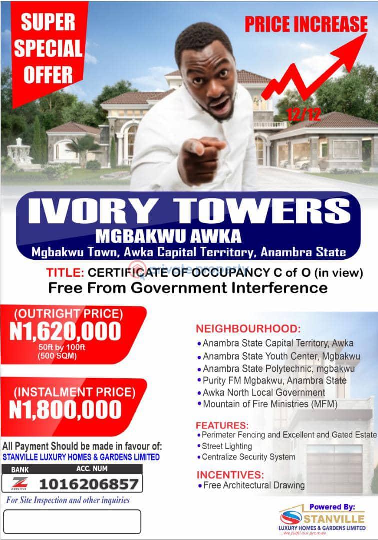 Commercial Land For Sale Land In Mgbakwu Village Awka Anambra Area 