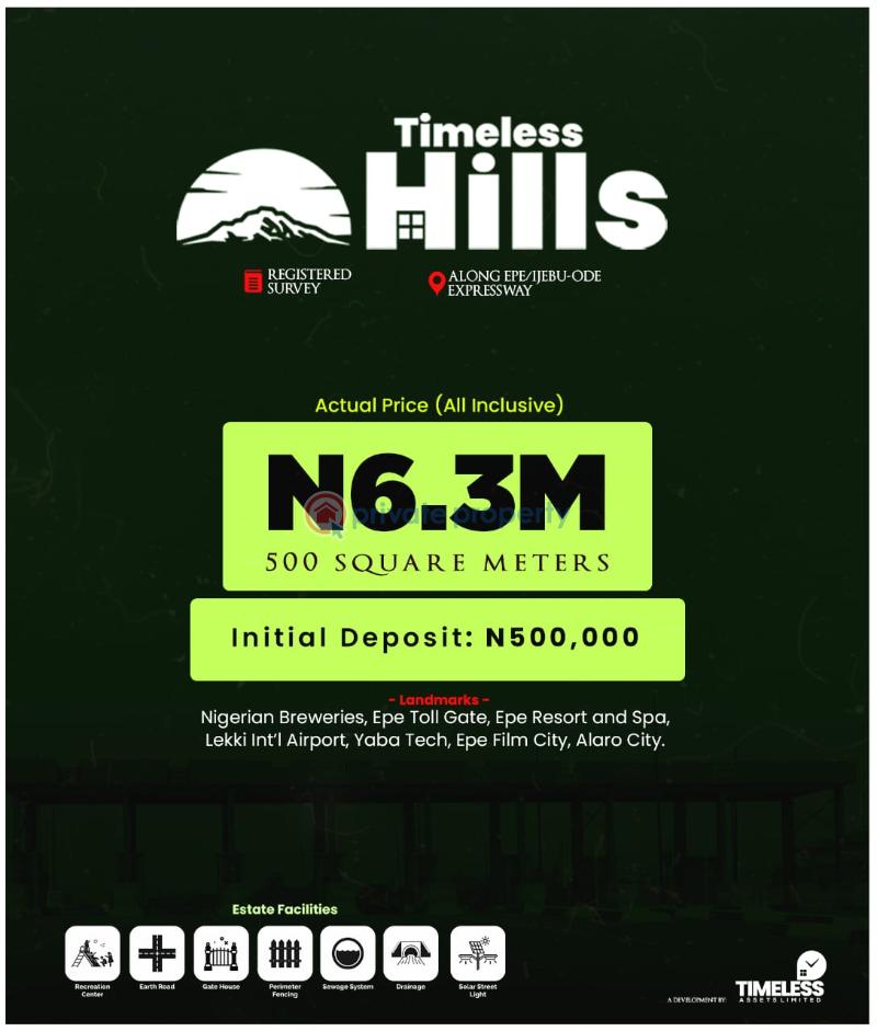 Land For Sale Timeless Hills, Epe/ijebu Ode Expressway Ijebu Ode Ogun