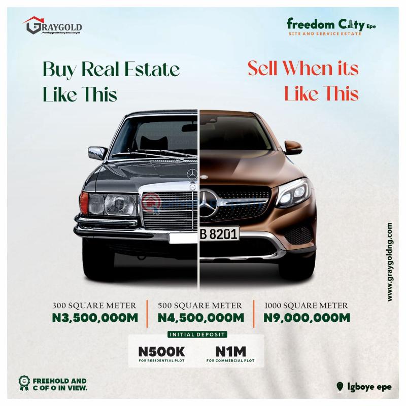 Residential Land For Sale Welcome To Freedom City Estate Where We Sell Both Commercial And Residencial Plots. Deposit To Keyin Now. Epe Lagos - 4