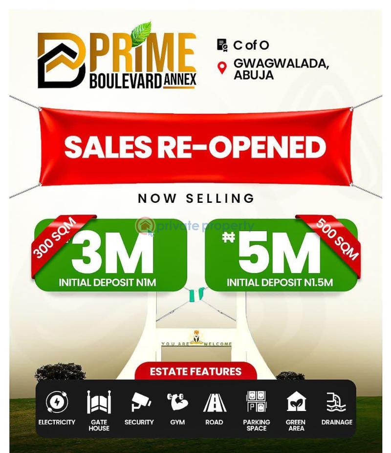 Land For Sale Prime Boulevard, Annex Gwagwalada Abuja Phase 4  - 0