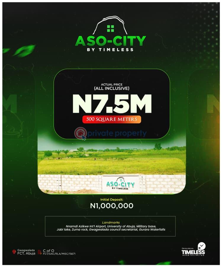 Residential Land For Sale Aso City Estate Gwagwalada, Fct, Abuja Gwagwalada Abuja Phase 4  - 0