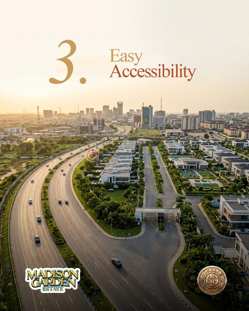 Residential Land For Sale Mandison Garden, Near Ebeano Supermarket Chevron Drive Lekki Lagos - 9