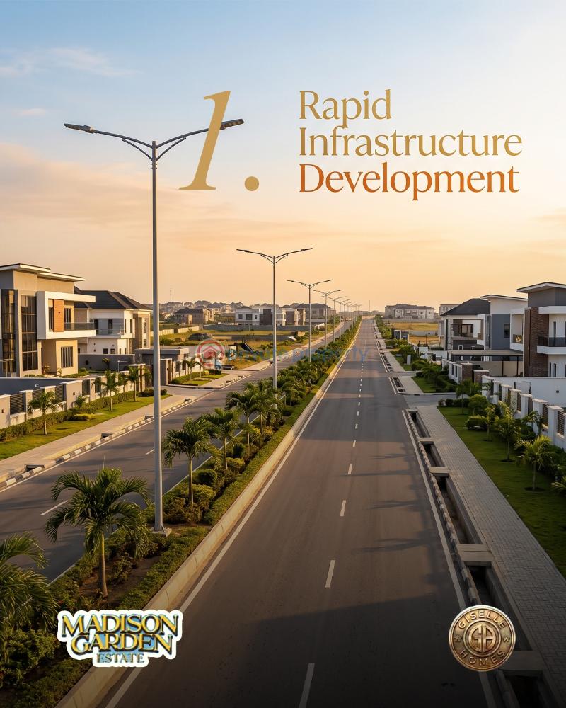 Residential Land For Sale Mandison Garden, Near Ebeano Supermarket Chevron Drive Lekki Lagos - 7