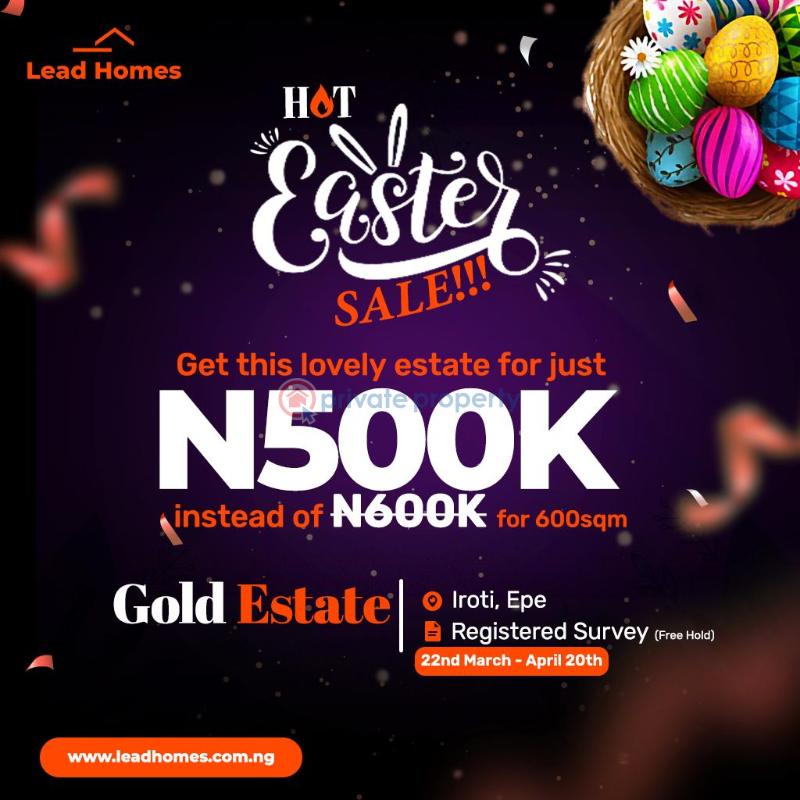 For sale Land Gold Estate Iroti Epe Epe Lagos (PID 0PAKUB) Private