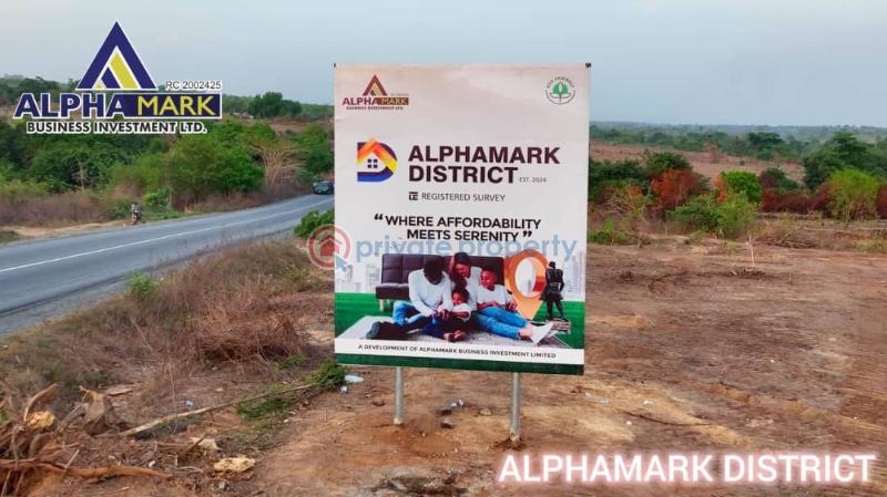 Residential Land For Sale Alphamark District Estate Laagbe,along Moniya Iseyin Directly Facing Express Ibadan Oyo - 1