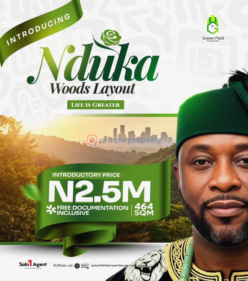 Residential Land For Sale Nduka Woods Layout, Ibusa Asaba Delta