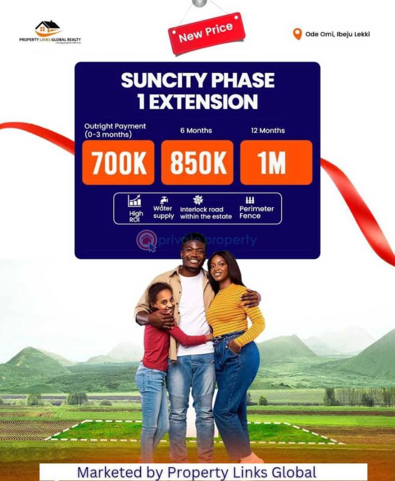 Residential Land For Sale Sun City Phase 2 Located At Ode Omi Via La Campagne Tropicana Ibeju-Lekki Lagos - 0