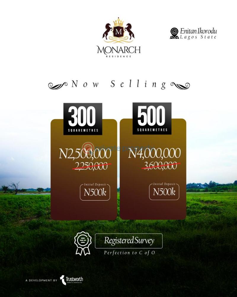 Residential Land For Sale Monarch Residence, Emuren, Ikorodu‼️ Emuren, Ikorodu* Ibeju-Lekki Lagos