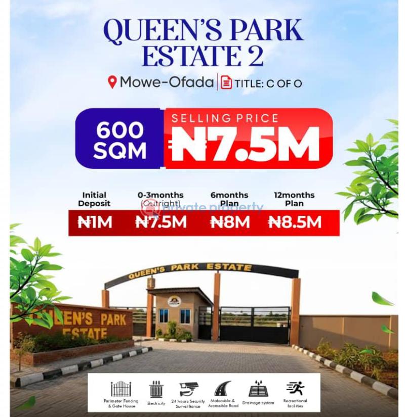 Residential Land For Sale Ofada Ogun area 