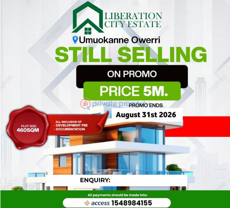 Mixed use Land For Sale God District, Umuokanne Owerri Imo
