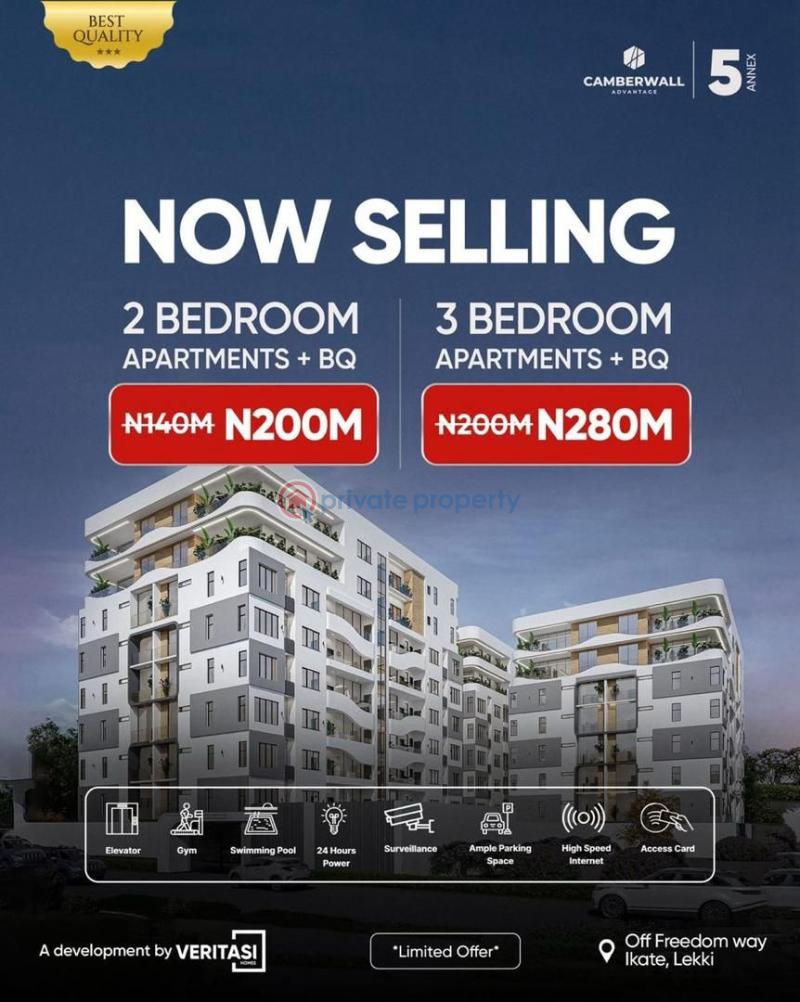 1 bedroom Block Of Flats For Sale Camberwell Advantage 5 Annex Freedom Way Lekki Phase 1 Lekki Phase 1 Lagos - 0