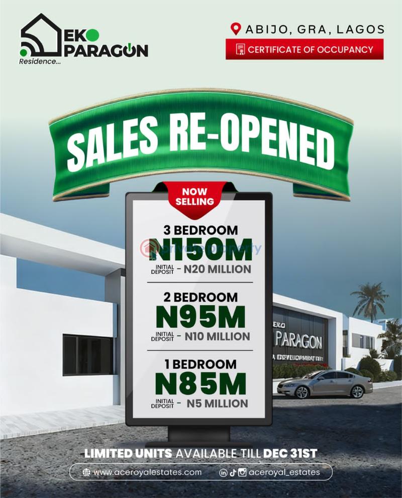 2 bedroom Block Of Flats For Sale Eko Paragon Residences, Abijo, Gra, Lagos Abijo Ajah Lagos