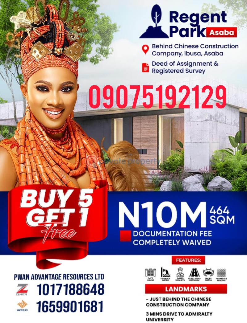 Land For Sale Behind Chinese Construction Company Asaba Delta