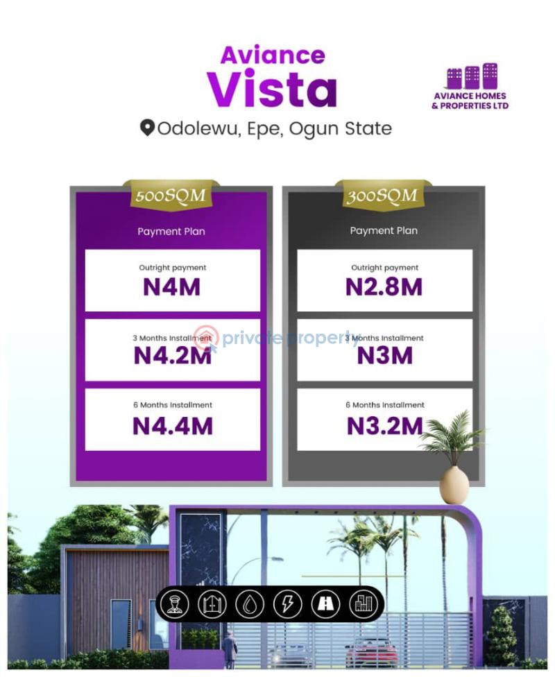 Residential Land For Sale Aviance Vista Estate Adjacent To Epe Toll Gate 7 Minute To Ijebu Ode Expressway Ijebu Ode Ogun - 3