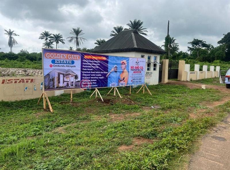 Residential Land For Sale Golden Gate Estate Onidudu Akinleye Close To Moniya Train Station Ibadan Oyo - 0