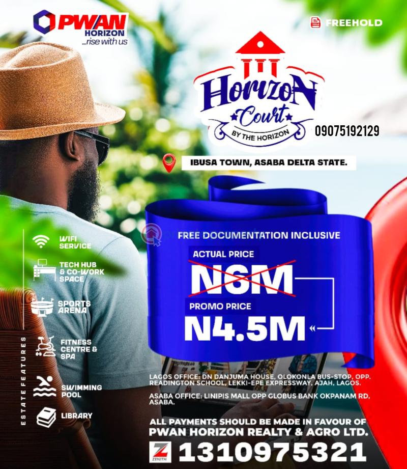 Land For Sale Ibusa Town Asaba Delta