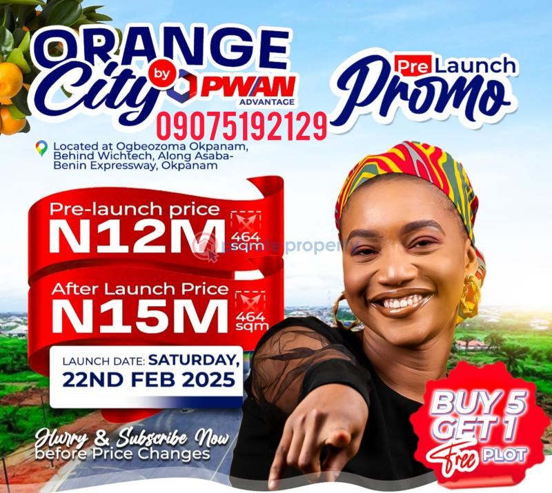Land For Sale Ogbeozoma Okpanam, Behind Wichtech, Along Benin Asaba Expressway Oshimili North Delta