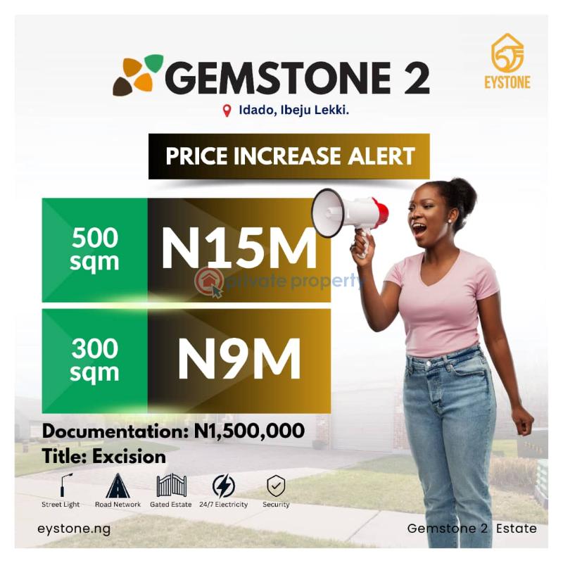 Land For Sale Gemstone 2, Idado, Eleko Ibeju-Lekki Lagos