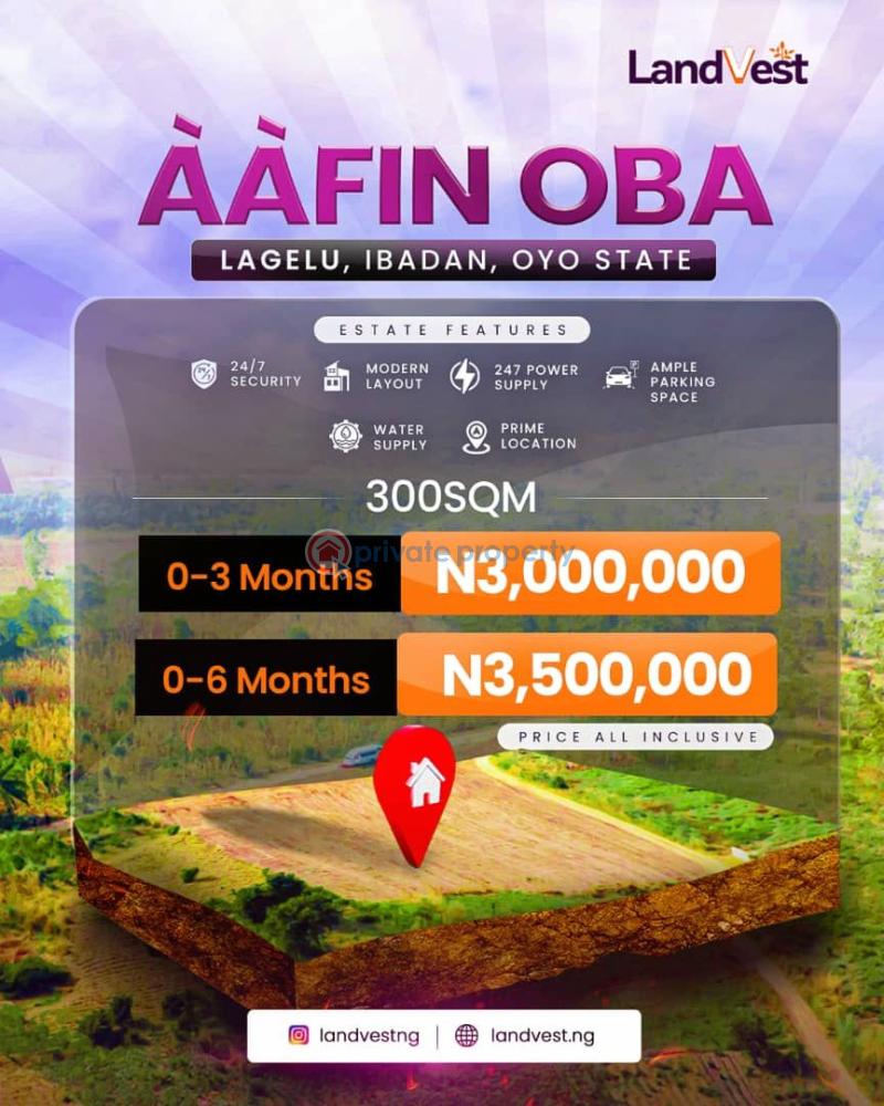 Mixed use Land For Sale Afin Oba, Ibadan Lagelu Oyo - 1