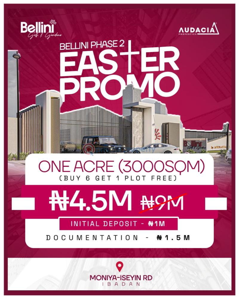 Affordable plots of land - 1 Mixed use Land For Sale Bellini Golf And Gardens Phase 2, Moniya Iseyin Road, Moniya Ibadan Oyo - 1