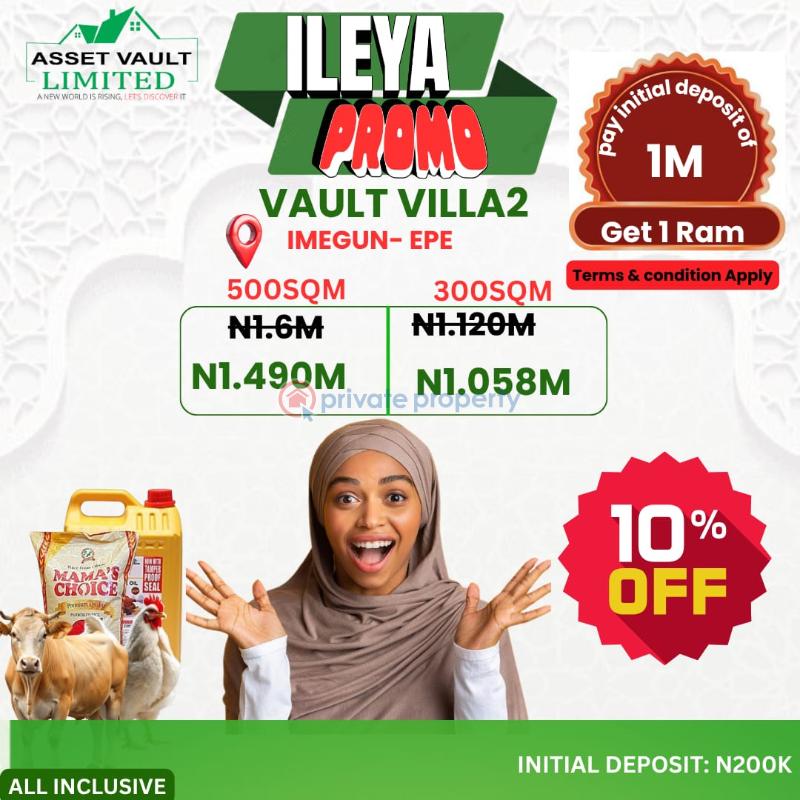 Mixed use Land For Sale Vault Villa 2 Strategically Located In A Fast Developing Environment Imegun Epe Lagos