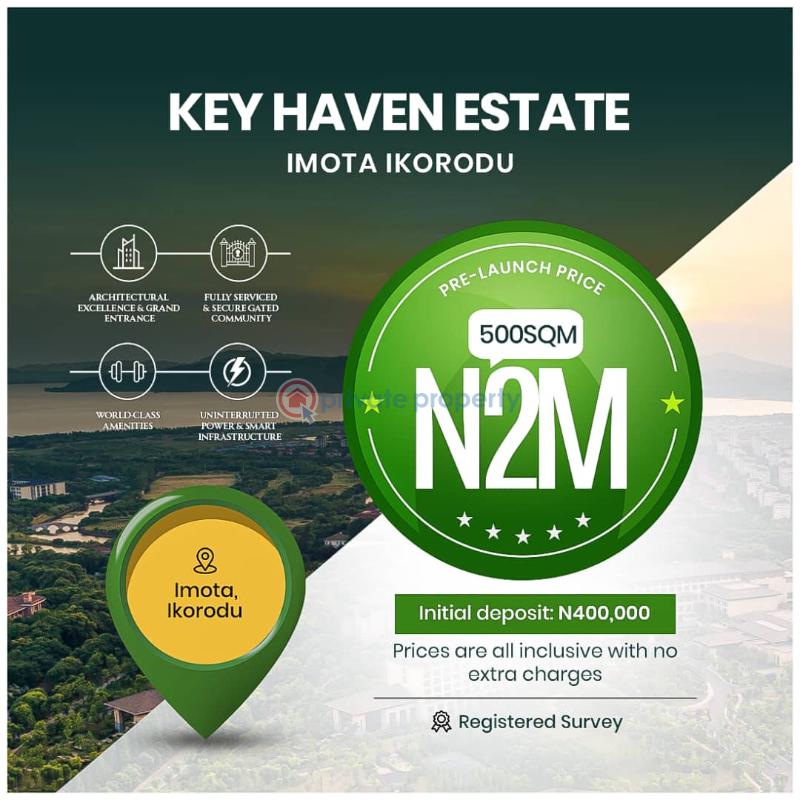 Residential Land For Sale Key Haven Estate Imota Close To Lagos State University Of Technology (lasu Tech) Ikorodu Lagos - 5
