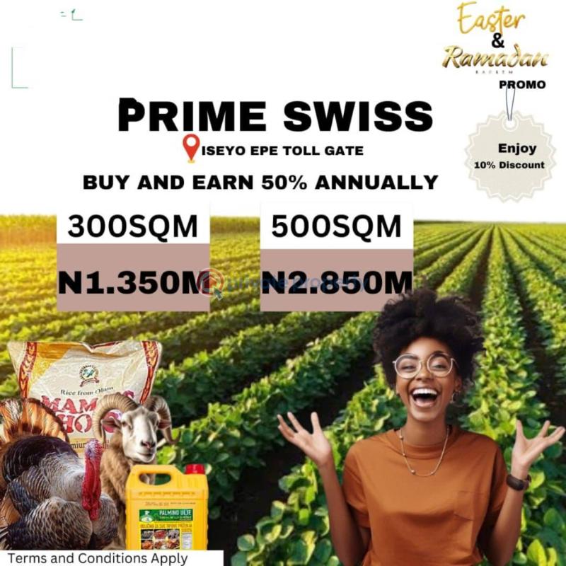 Residential Land For Sale Prime Swiss Estate Iseyo Epe Toll Gate Close To Alaro City Epe Lagos