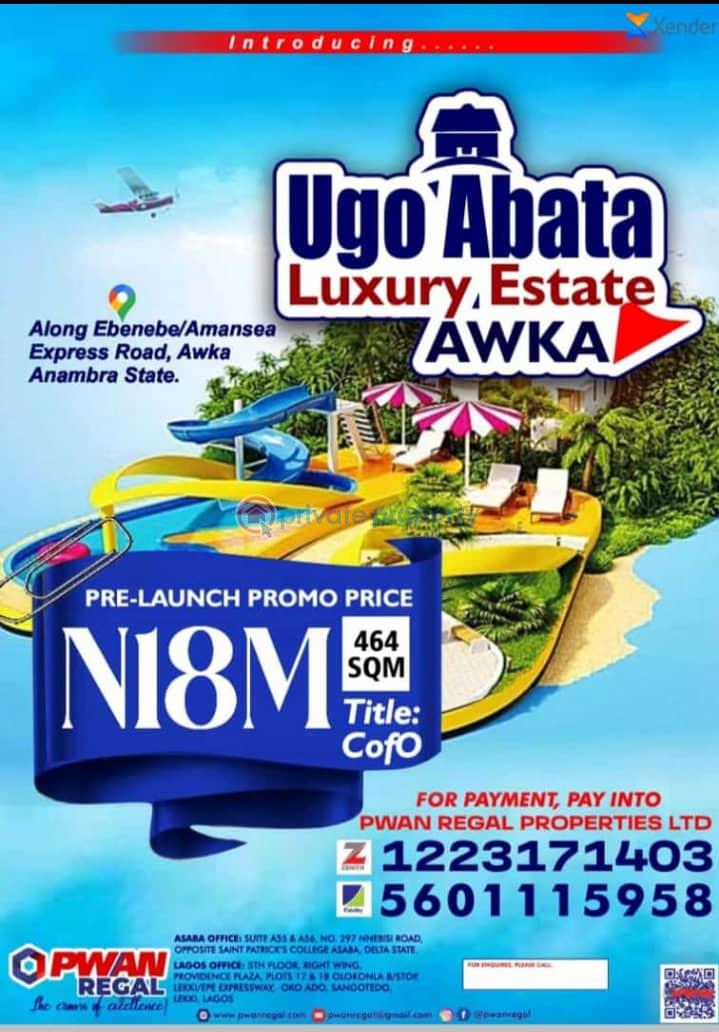 Residential Land For Sale Ugo Abata Luxury Estate Awka North Anambra
