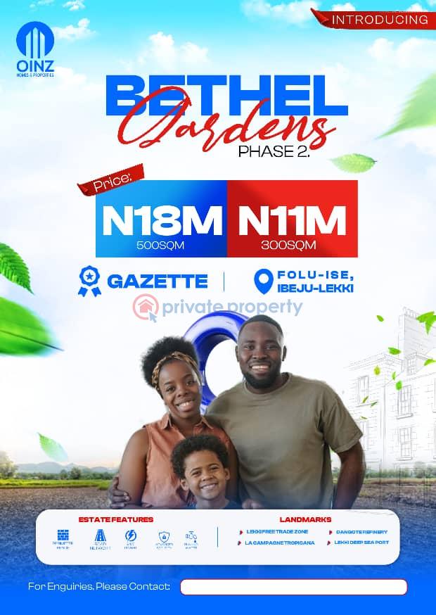 Residential Land For Sale Bethel Gardens Phase 2 Ise Town Ibeju-Lekki Lagos - 2