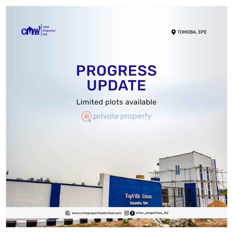 Residential Land For Sale Topville Estate Phase 1 Tomoba Close To Yaba Tech Epe Lagos - 1