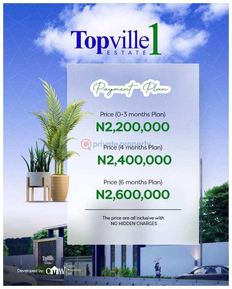Residential Land For Sale Topville Estate Phase 1 Tomoba Close To Yaba Tech Epe Lagos - 5