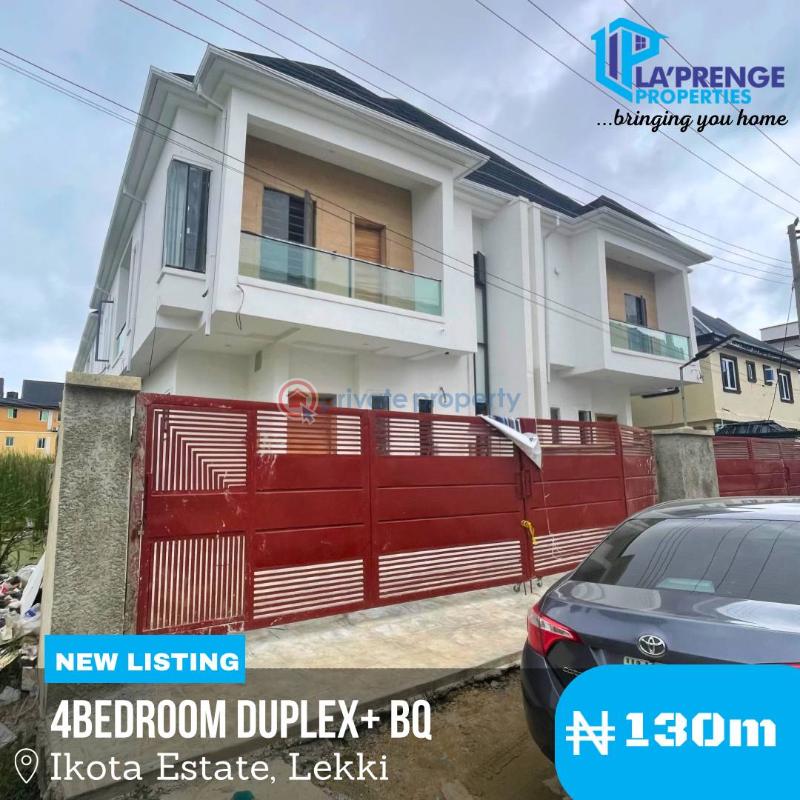 4 bedroom Semi detached Duplex For Sale Ikota Estate Ikota Lekki Lagos - 0