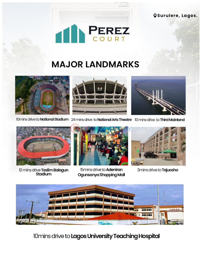 2 bedroom Block Of Flats For Sale Perez Court Surulere Lagos - 5