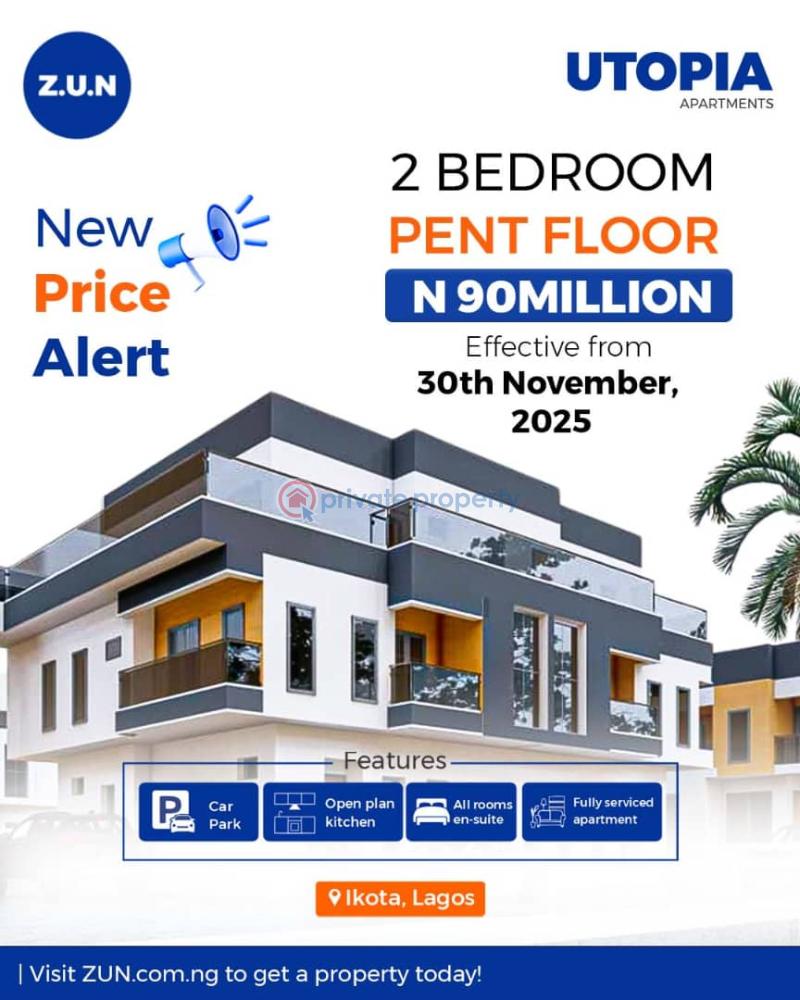 1 bedroom Maisonette For Sale Few Drive From Mega Chicken Ikota. Ikota Lekki Lagos - 5