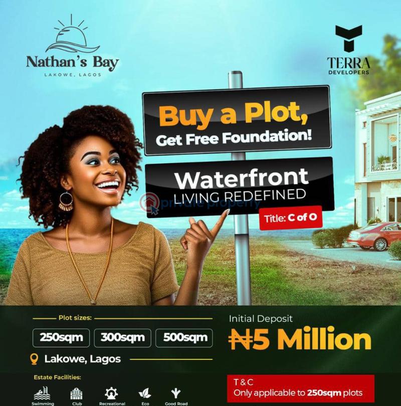 Residential Land For Sale Lakowe Off Onishan Road Nathan's Bay Estate Lakowe Ajah Lagos - 4