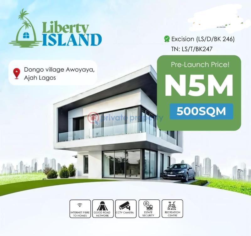 Residential Land For Sale Liberty Island, Dongo Village, Awoyaya – In The Heart Of Ajah, Lagos. Awoyaya Ajah Lagos - 0