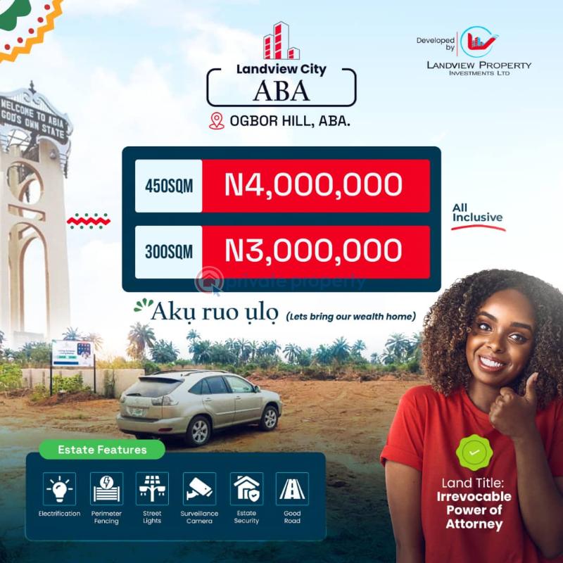 Residential Land For Sale Landview City Estate Located At Ogbor Hill Aba, On Ember Promo Now Osisioma Abia - 9