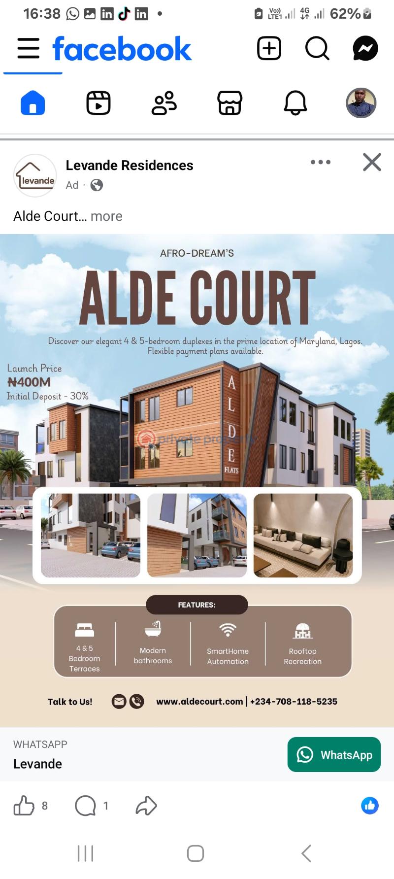 4 bedroom Terraced Duplex For Sale . Mende Maryland Lagos - 3