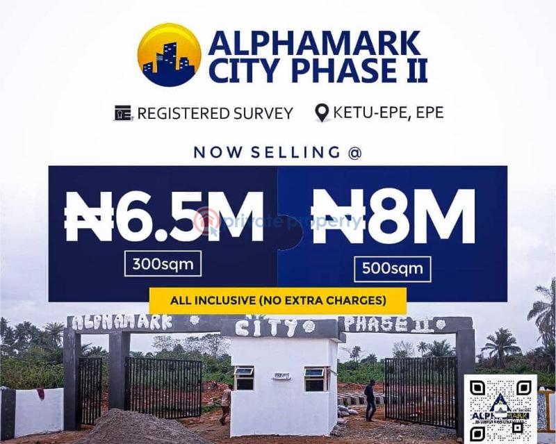Mixed use Land For Sale Alphamark City Estate Ketu Epe,epe Ikorodu Expressway Epe Lagos - 2