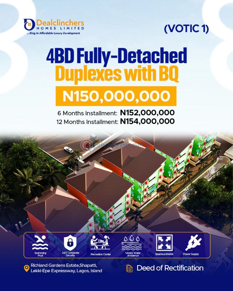 3 bedroom Block Of Flats For Sale Votic 1, Inside Richmond Estate, Shapatti, Alatise Ibeju-Lekki Lagos - 4