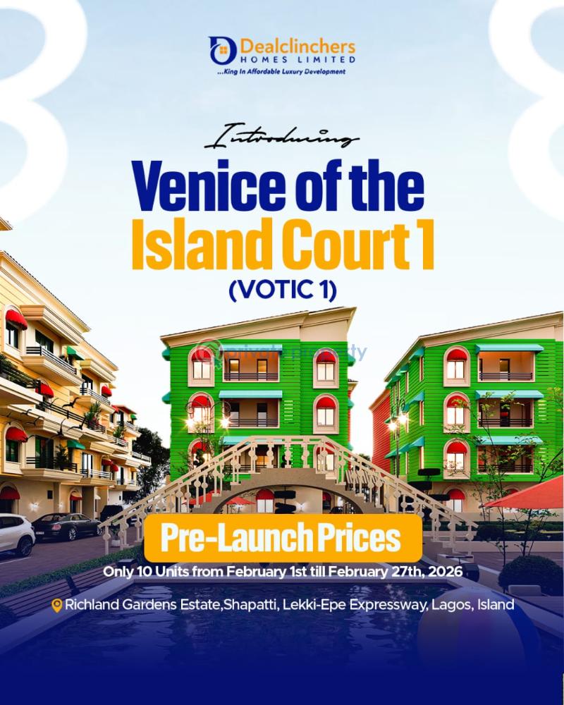 3 bedroom Block Of Flats For Sale Votic 1, Inside Richmond Estate, Shapatti, Alatise Ibeju-Lekki Lagos - 1