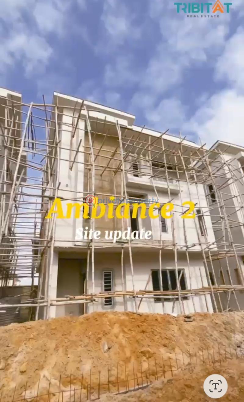 3 bedroom Terraced Duplex For Sale The Ambiance 2 Is Strategically Located Inside Moremi Scheme, Oko Ado Ajah, Behind Lagos Business School. Sangotedo Ajah Lagos - 2