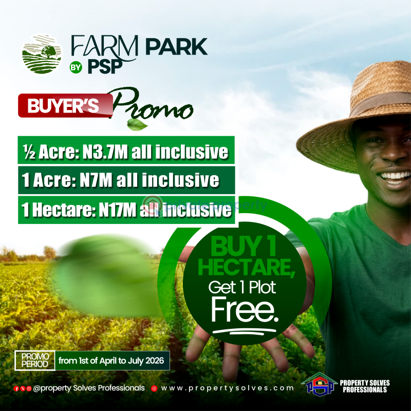 Commercial Property For Sale Farm Park Estate, Idiru Via Imaka 10 Minutes From Epe Ijebu Ode Tollgate Ijebu Ode Ogun - 0