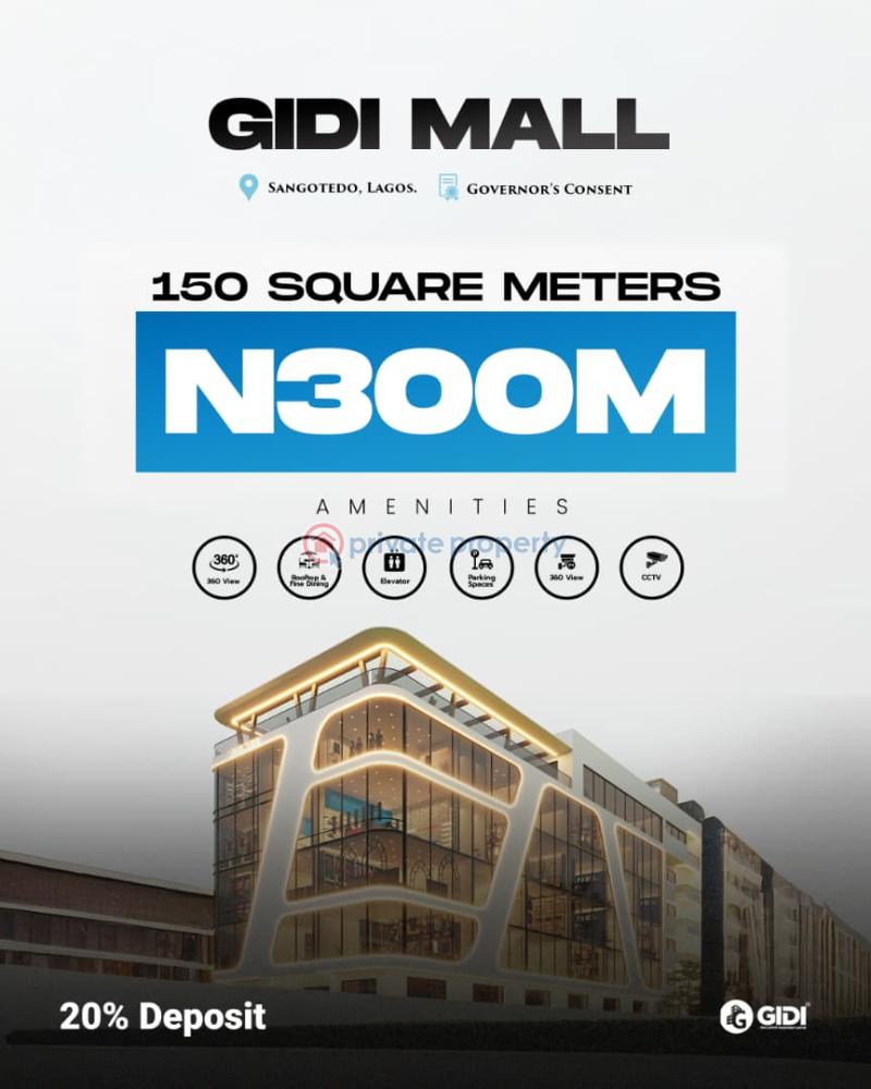 Shop For Sale Gidi Mall, Km 31, Lekki Epe Expressway, By The Patron Hotel, Sangotedo Ajah Lagos - 14
