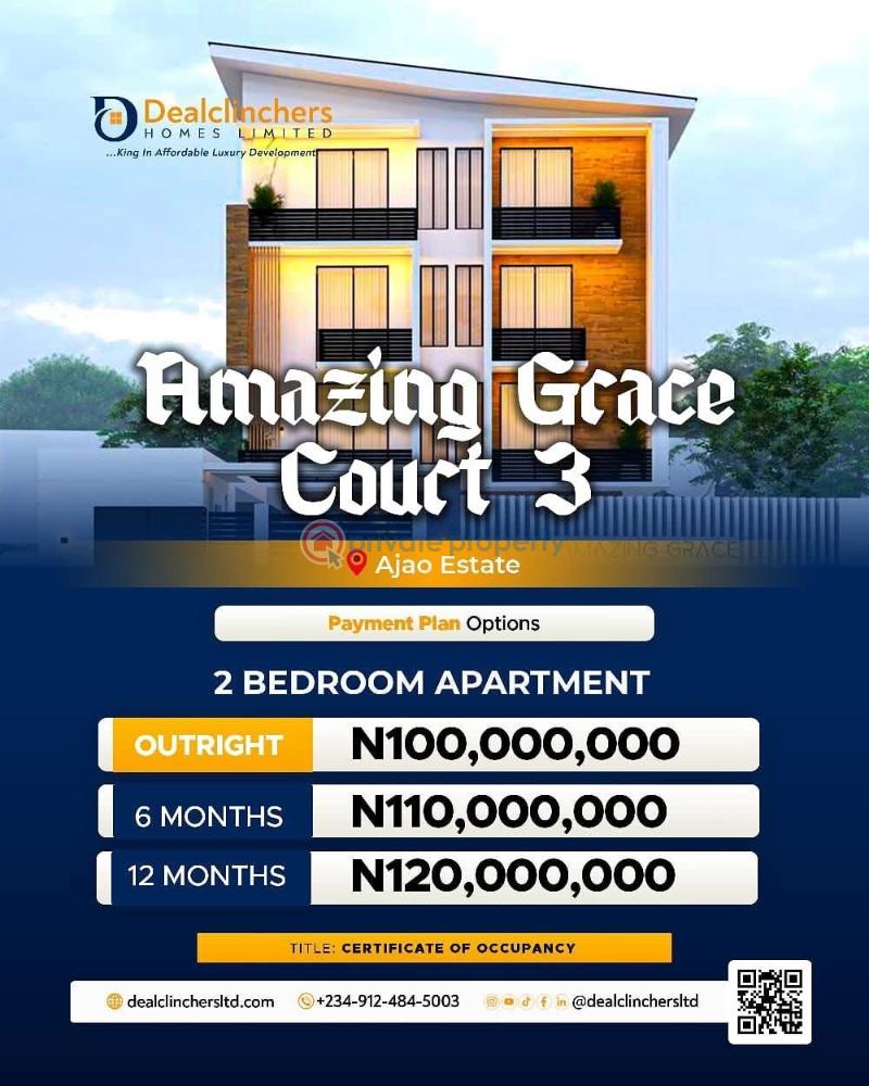 2 bedroom Block Of Flats For Sale Ajao Estate Ikeja Lagos - 0