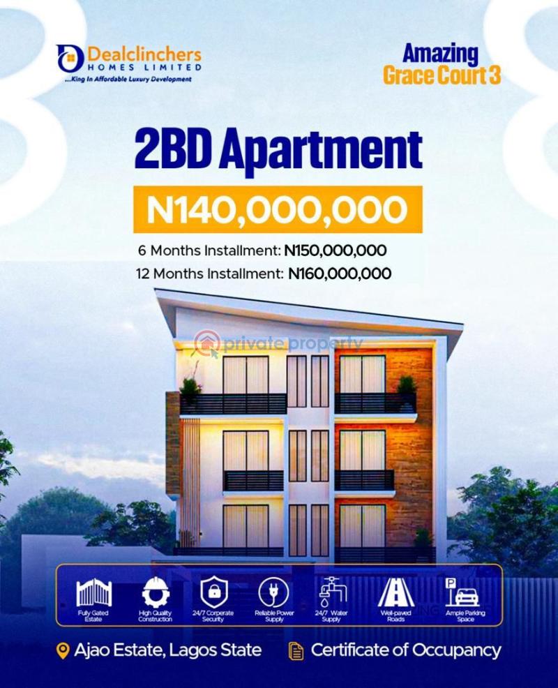 2 bedroom Flat & Apartment For Sale Ajao Estate Isolo Lagos