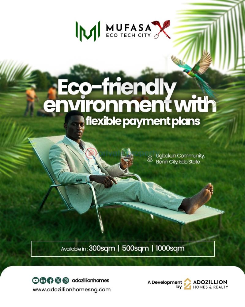 Mixed use Land For Sale Mufasa Eco Tech City, Ugbokun Community, Ovia North East Local Government Area Ovia South-East Edo - 1